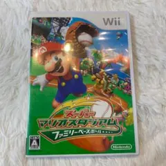 ☆☆任天堂Wiiソフト☆☆　スーパーマリオスタジアム　ファミリーベースボール