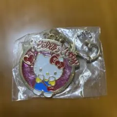 サンリオキャラクターズ　キラキラ透明メタルチャーム　ハローキティ