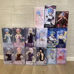 【yu-ki】 Re:ゼロ　フィギュア　15体まとめ売り
