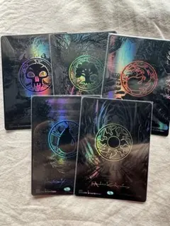 ➃ Secret Lair レイズドホイル ヴェノム 基本土地5枚 | Mercari