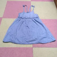 motherways 水色 130cm ジャンバースカート