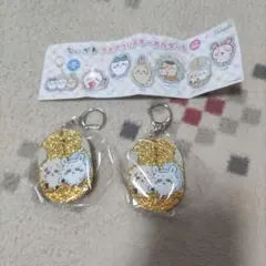 ちいかわ　ラメアクリルキーホルダー5 モモンガとラッコ2個セット　おまけ付き