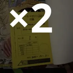 ワンピースマガジン ルフィ プロモ 2枚　新品未開封　24時間以内発送