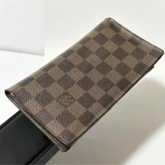 ルイヴィトン ダミエ エベヌ ポルトトレゾール エテュイ 長財布