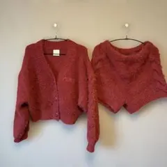 gelato pique フェザーアランカーディガン