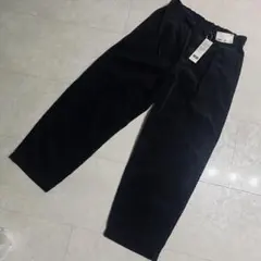 【新品未使用】UNIQLO Uコーデュロイタックワイドパンツ ダークグレー L