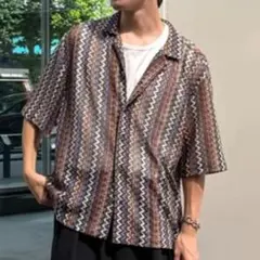 新品♦夏物大処分セール祭♦チャオパニックティピー♦シアー　ルーズシャツ♦ブラウン