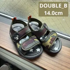 DOUBLE B 迷彩柄 ベビーサンダル 14.0cm