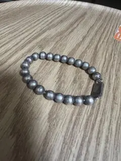 ナバホパール ヴィンテージ シルバービーズ ブレスレット 925