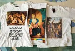 ZARAアートTシャツ3枚