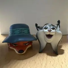 ディズニー ズートピア 2 ガチャ ファッションリング 2点