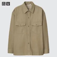 UNIQLO U デニムオーバーサイズシャツ（長袖）