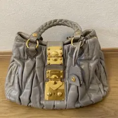 miu miu 2way マテラッセ ハンド ショルダー バッグ
