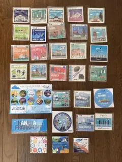 非売品】ANA777就航30周年記念品 搭乗証明書 記念ステッカー