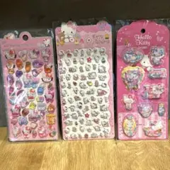 Hello kitty キティちゃん シール ウォーターシール まとめ売り