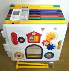 日本育児 ベビーサークル ミュージカルキッズランドDX 8枚 [カラフル]