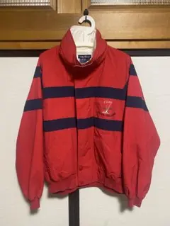 GANT ハーフジップシャツ L 赤 ネイビー - メルカリ