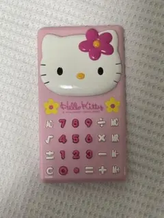 ハローキティ　カオハナ　ソーラー　電卓　※難あり ハローキティ カオハナ ソーラー 電卓 ※難あり