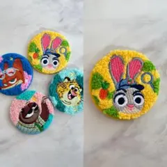 Zootopia ズートピア 刺繍 マグネット ジュディホップス