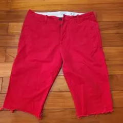 Abercrombie & Fitch レッド ショートパンツ 34/32