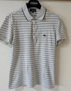 Burberry Golf ポロシャツ ボーダー グレー Mのサムネイル