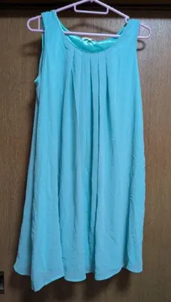 Rope Picnic エメラルド色 ノースリーブ ワンピース 38