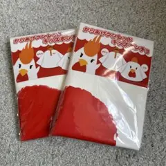子供 からあげクン　レッド　キッズポンチョ　100〜120cm 2個