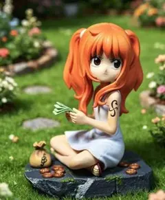 ワンピース　ナミ　幼少期　フィギュア　塗装完成品