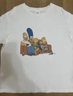 美品】AKTE ザ・シンプソンズ Tシャツ ホワイト - メルカリ