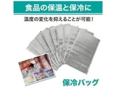 保冷＆保温アルミバッグ　クーラーバッグ　冷蔵　冷凍　包装　20枚入り　業務用