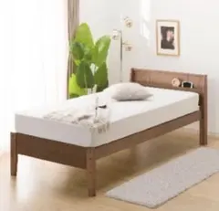 【最終値下げ★2/8引渡】シングルベッドフレーム・マットレスのセット