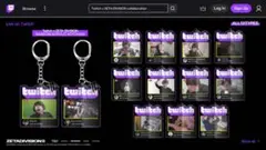 ZETA DIVISION × Twitch アクキー 4個セット②【値下げ可】