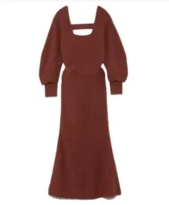 snidel ショースキンニットワンピース