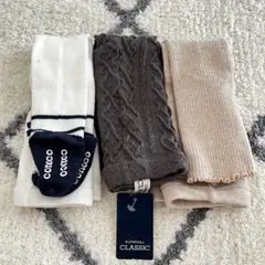 新品タグ付き　タイツ　スパッツ　75-80cm 3点セット　まとめ売り　女の子