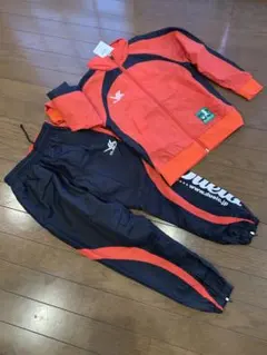 ジュニアウェア ピステセット RED×BLK 130（未使用）