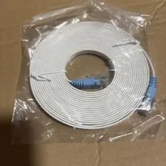 新品 フラットLANケーブル ホワイトのサムネイル