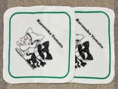 クロネコヤマト 猫 ハンカチ タオルハンカチ ハンドタオル ミニタオル 2枚