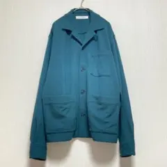 【グリーンレーベルリラクシング】長袖テーラードジャケット ダークグリーンメンズS
