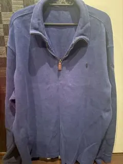 POLO RALPH LAUREN ハーフジップ スウェット ブルー