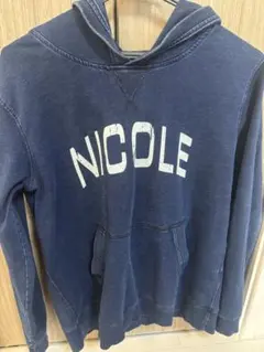 NICOLE Selection フード付きパーカー ネイビー