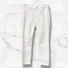 【ユニクロ】7分丈ウルトラストレッチクロップドレギンスパンツ(M)レディース 下