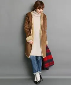 大幅値下げ！Urbanresearchrosso フェイクムートンロングコート