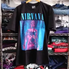 ニルヴァーナ 両面プリント バンドＴシャツ XL