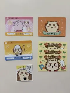 ちいかわ　シーサー　ステッカー、カードセット