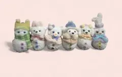 シークレットオブスノーウィーデイ　ダッフィーぬいぐるみチャーム　6点セット