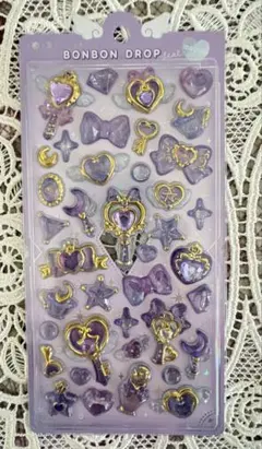 [正規品]BONBON DROP シール　マジカル　クーリア　パープル