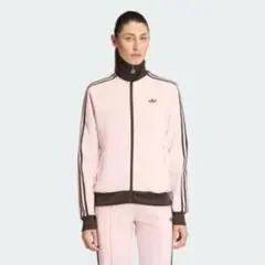 adidas ピンク ブラウン ジャージ adidas(アディダス) / ジャージ/150cm/ポリエステル/ピンク/ジップ