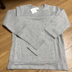 plusnao キッズ 長袖カットソー グレー 140