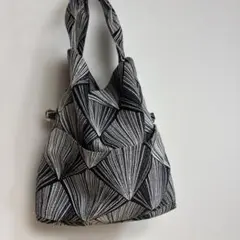 charm ジャガード　トートバッグ　A4