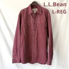 L.L.Bean 長袖シャツ L - REG ■ コットン ネル コンビ メンズ